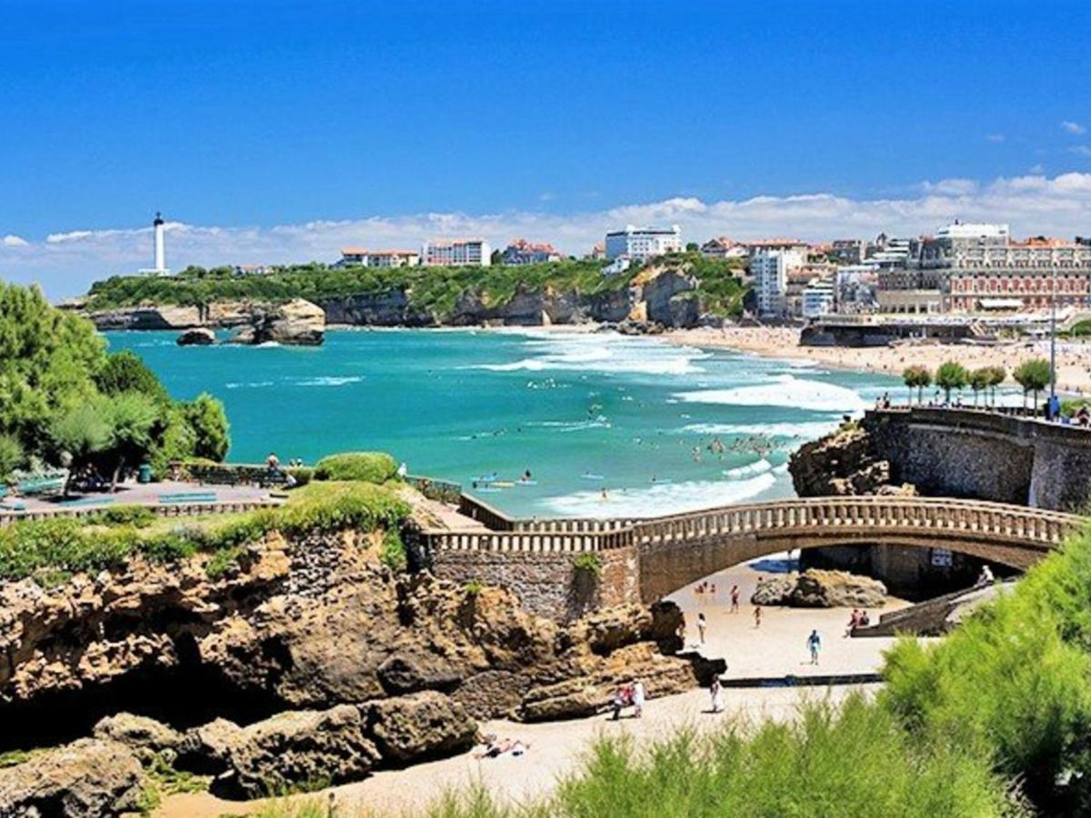 Charmant Studio En Centre-Ville Avec Piscine Proche Grande Plage - Fr-1-3-410 Biarritz Eksteriør billede